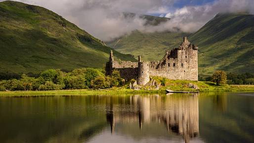 Skotský hrad Kilchurn měl tajné spojení s pevninou